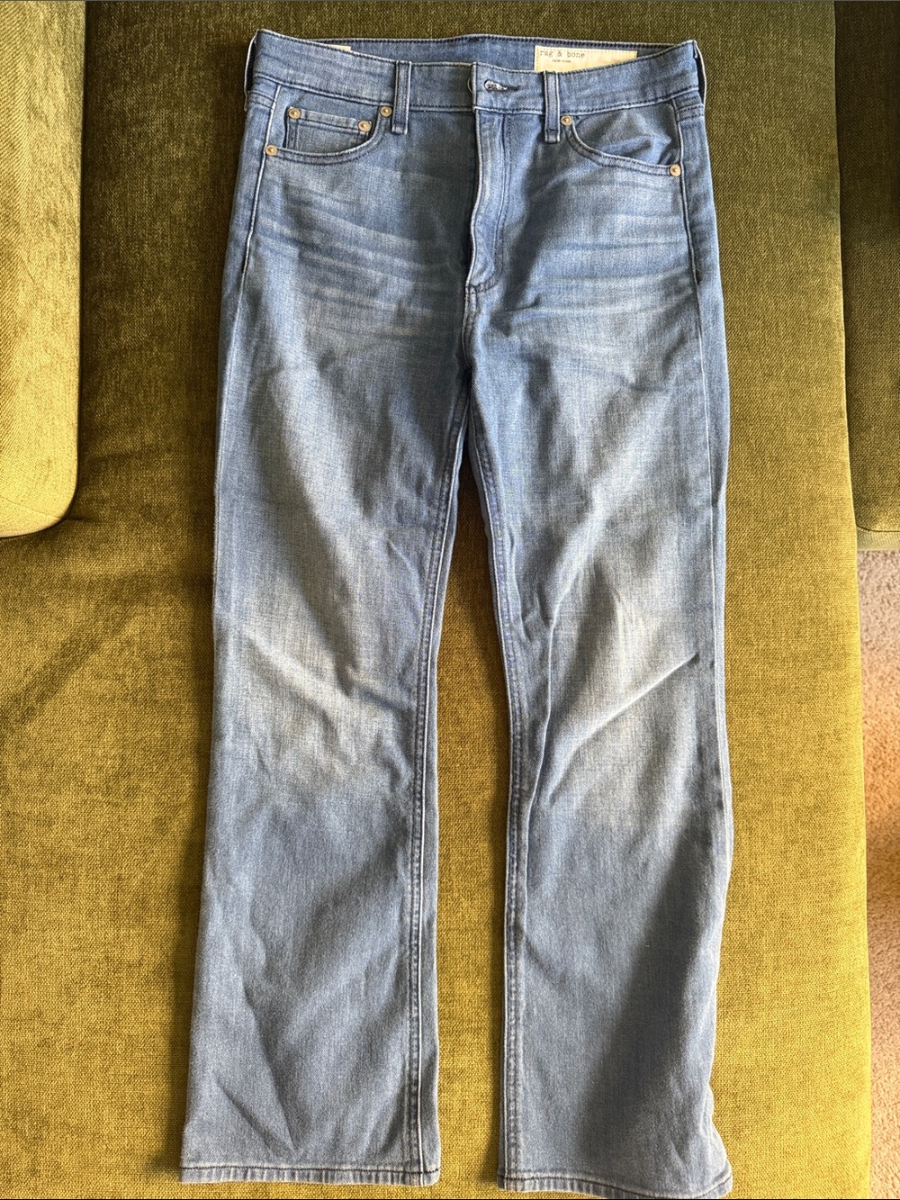 rag & bone light blue jeans size 27